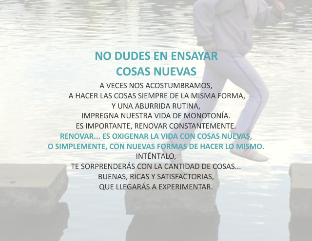 No dudes en enseyar cosas nuevas Febrero 1 de 2010